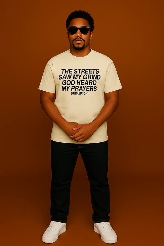 The Streets Saw My Grind Tee-off white