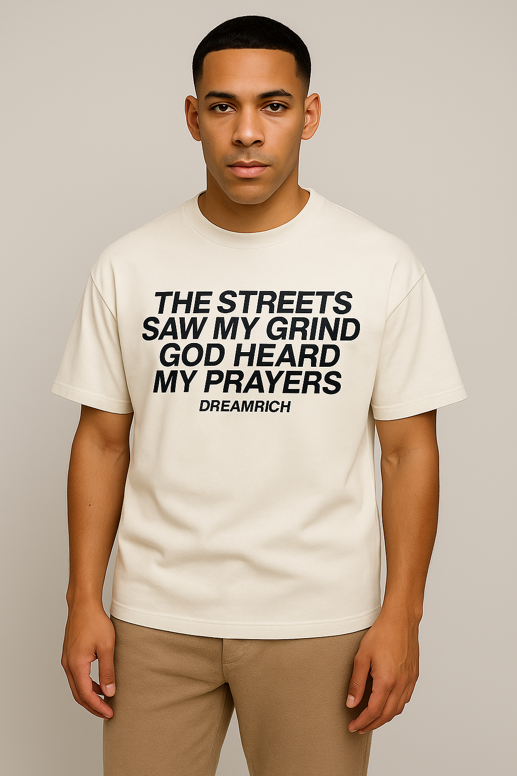 The Streets Saw My Grind Tee-off white