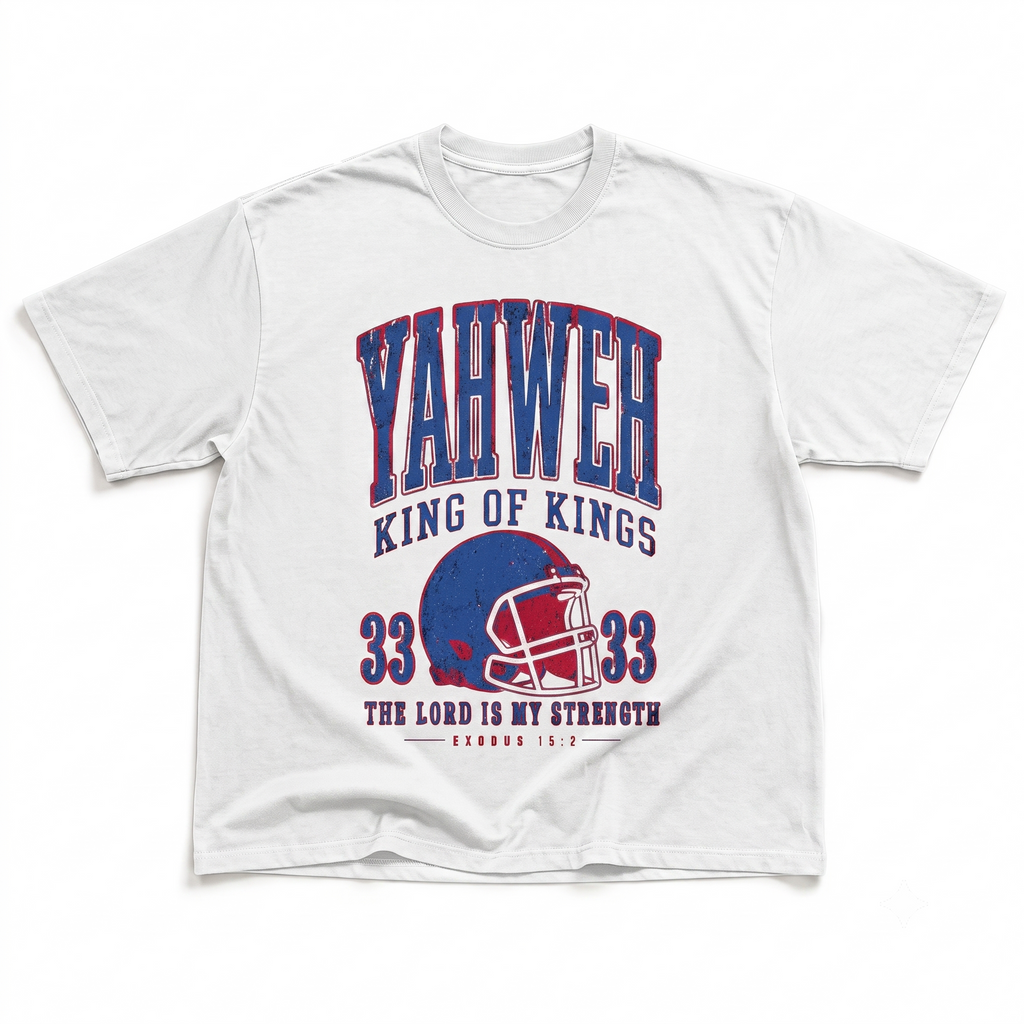 YAHWEH "KING OF KINGS" TEE — White