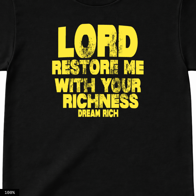 LORD RESTORE ME TEE       COMING SOON